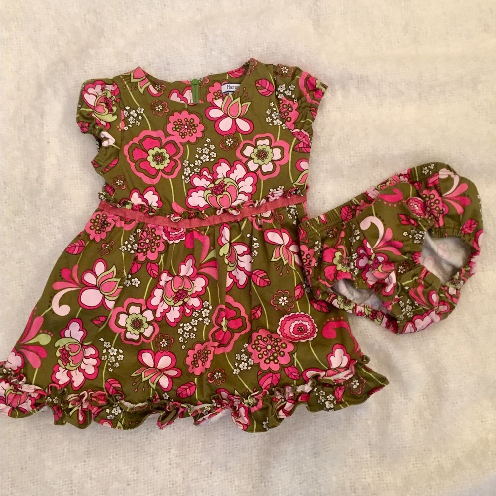 Hartstrings floral dress. EUC, like new! Spring!